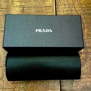 Prada sunglasses/ glasses box and case (only)